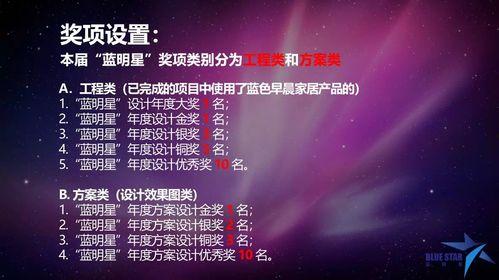 蓝明星奖,闪耀星光，致敬行业精英