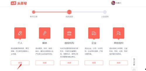 今日头条号认证领域