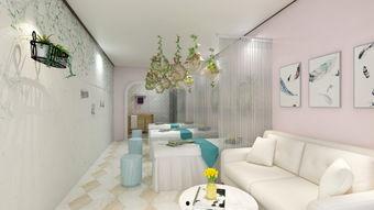 网红风格装修美业店